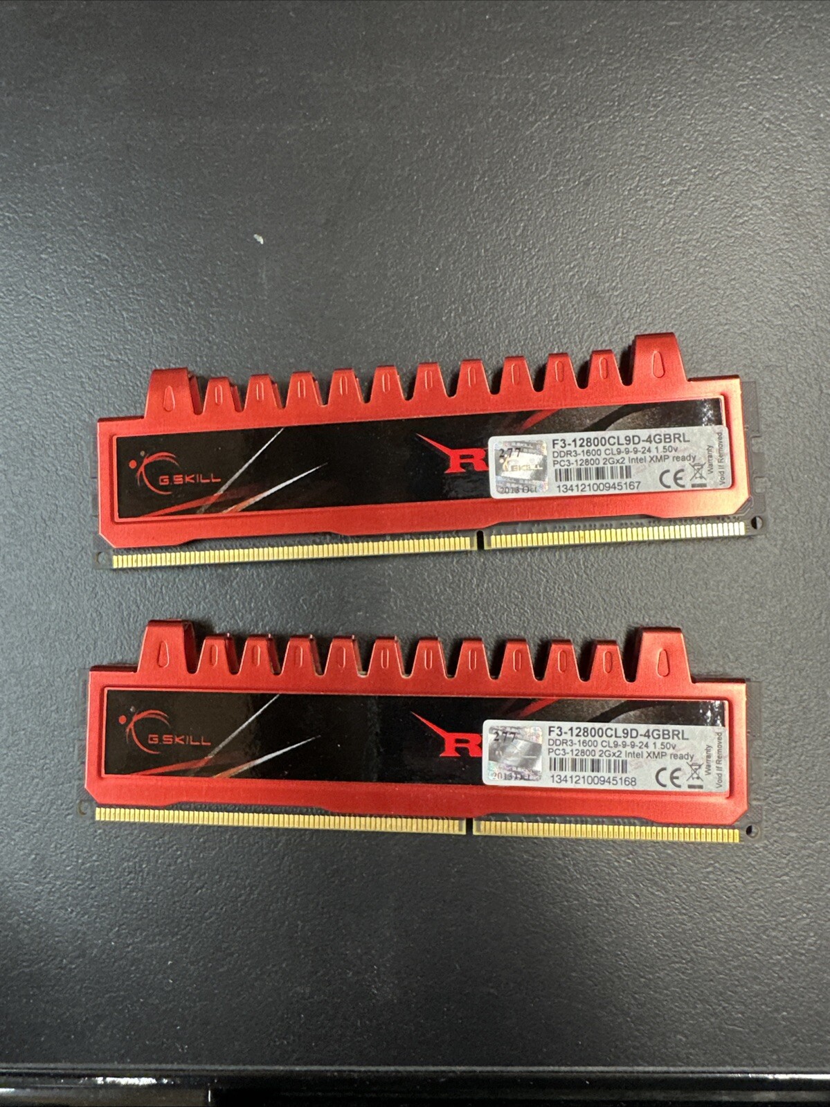 G.Skill PC3-12800 (DDR3-1600) 2GB DIMM 1600 MHz PC3-12800 DDR3 SDRAM Memory…