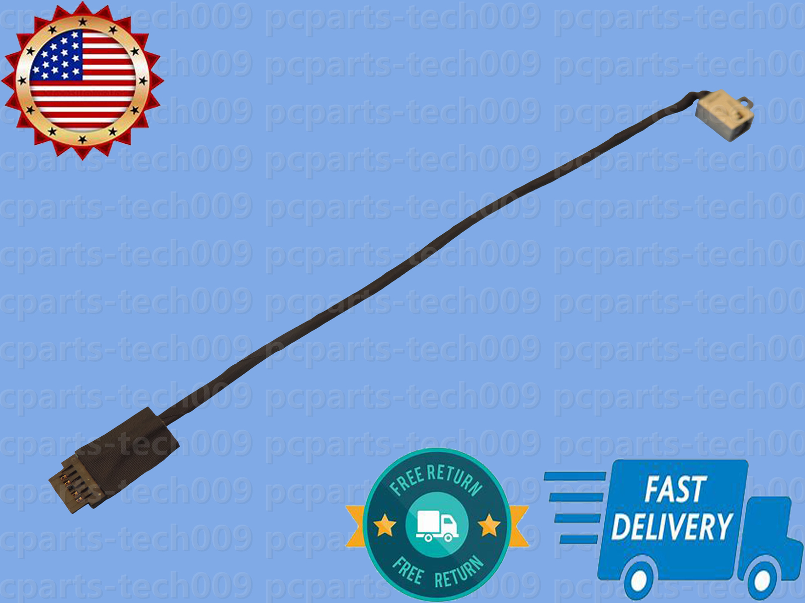 DC power jack charging port plug in cable for HP Chromebook 11 G5 EE 918169-YD1
