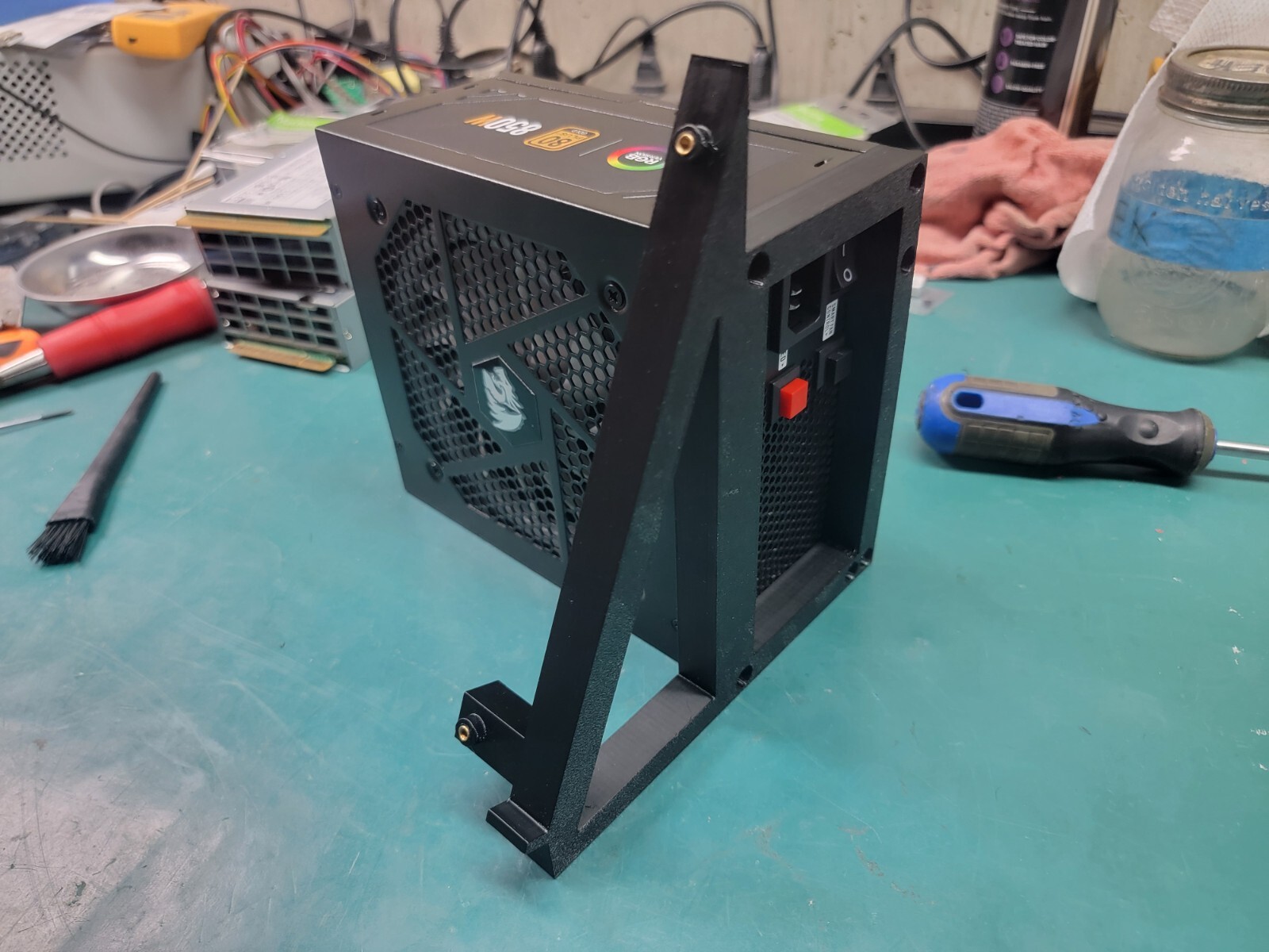 CPU + GPU Motherboard Frame Bench Holder Support Mining Miner RIG Crypto Mine