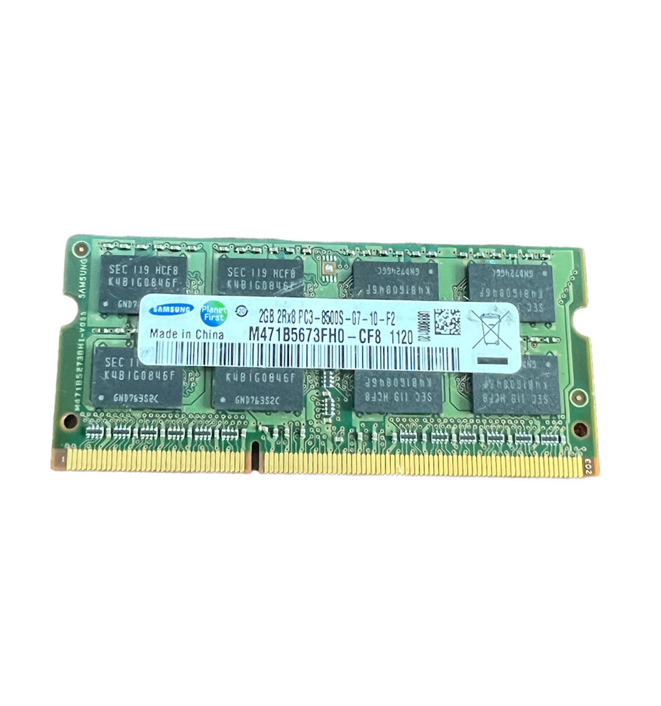 Samsung M471B5673EH0-CF8 2GB 2Rx8 PC3-8500S-07-10-F2 DDR3-1066MHz MEMORY RAM