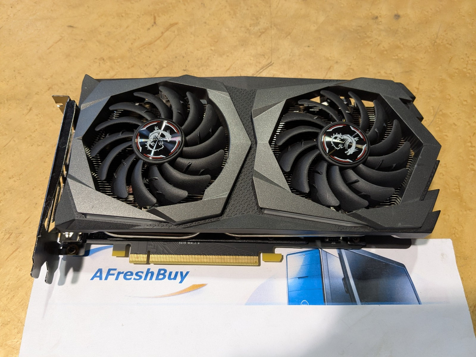 MSI NVIDIA GeForce GTX 1660 Gaming X Twin Frozr 7 6GB GDDR6 Graphics Card