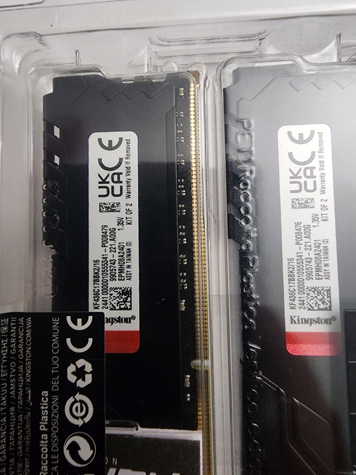 Kingston FURY Beast 16GB (2 x 8GB) – (DDR4-3600) UDIMM Memory – New Sealed