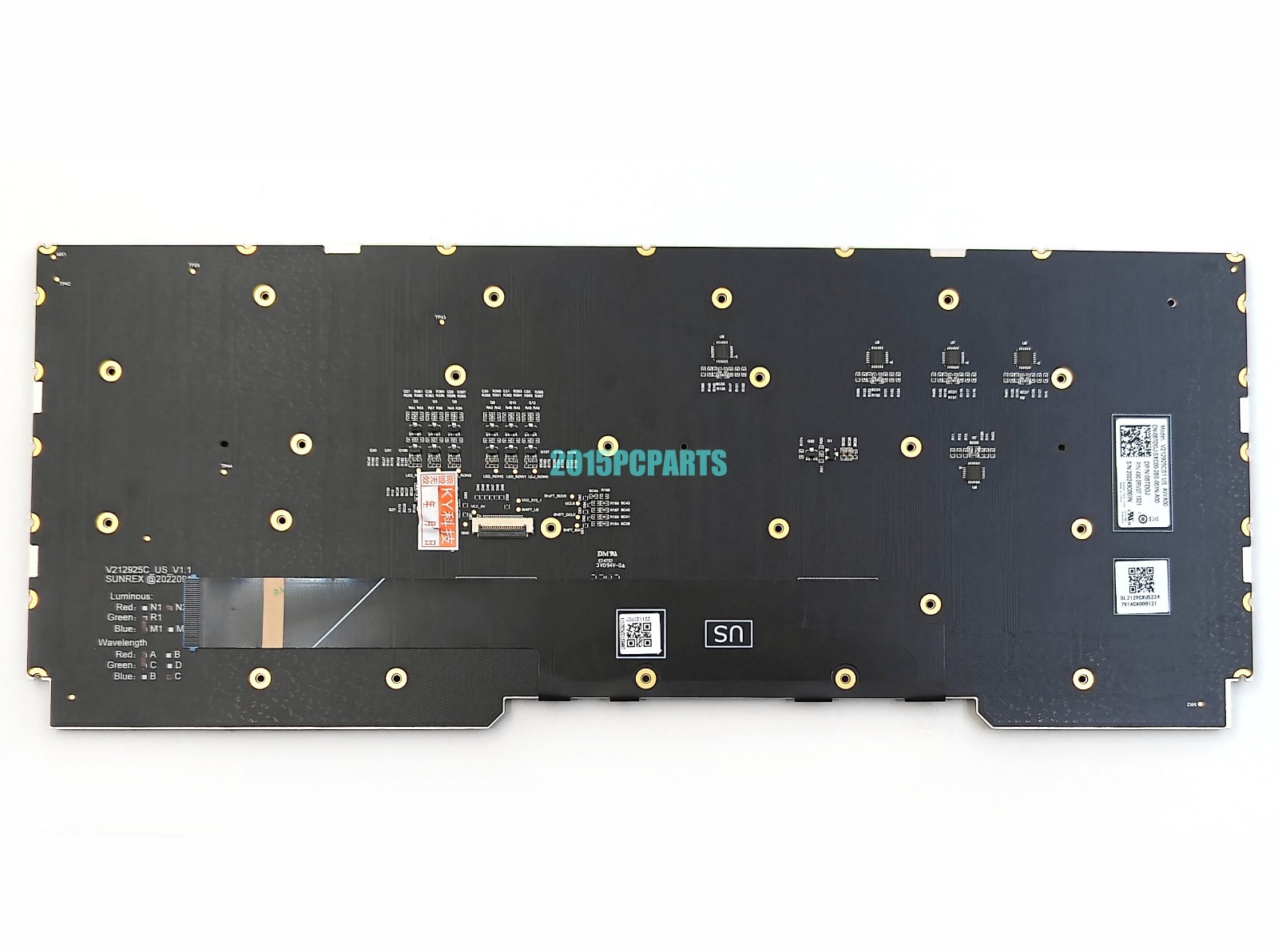 New for DELL Alienware M16 R1 M16 R2 Keyboard RGB Backlit US 08TDGJ