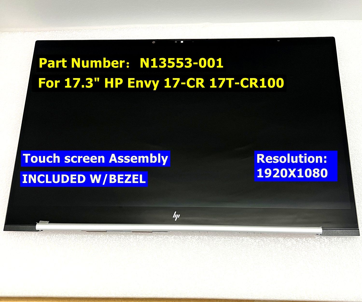 HP ENVY 17.3 INCH 17-CR1087NR 17T-CR000 FHD LCD Display Touch screen Assembly
