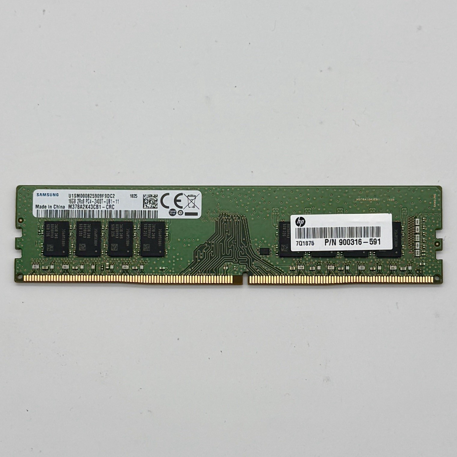 16GB Samsung DDR4 2400MHz 2Rx8 PC4-19200 DIMM Desktop Memory RAM M378A2K43BB1CRC