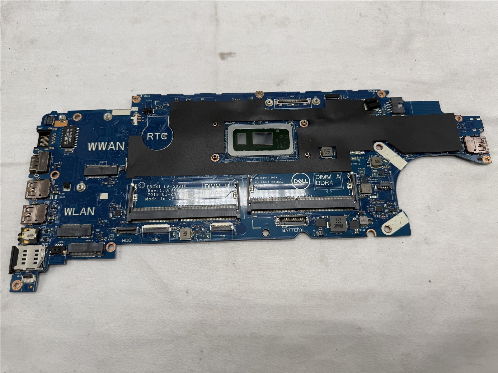 Dell Latitude 5400 Intel i5-8265U Motherboard LA-G891P 03CY3R