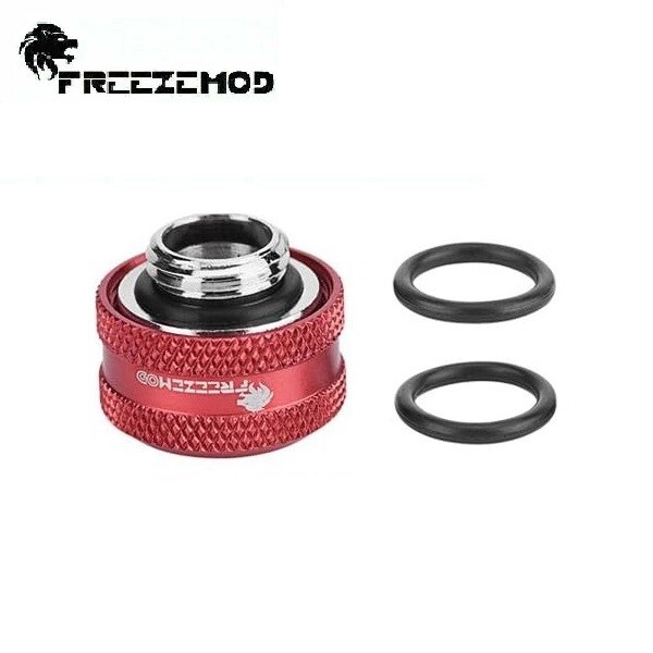 6 Pcs of FreezeMod G1/4 Thread Compression Fitting for 14mm OD Hard Rigid TUBE