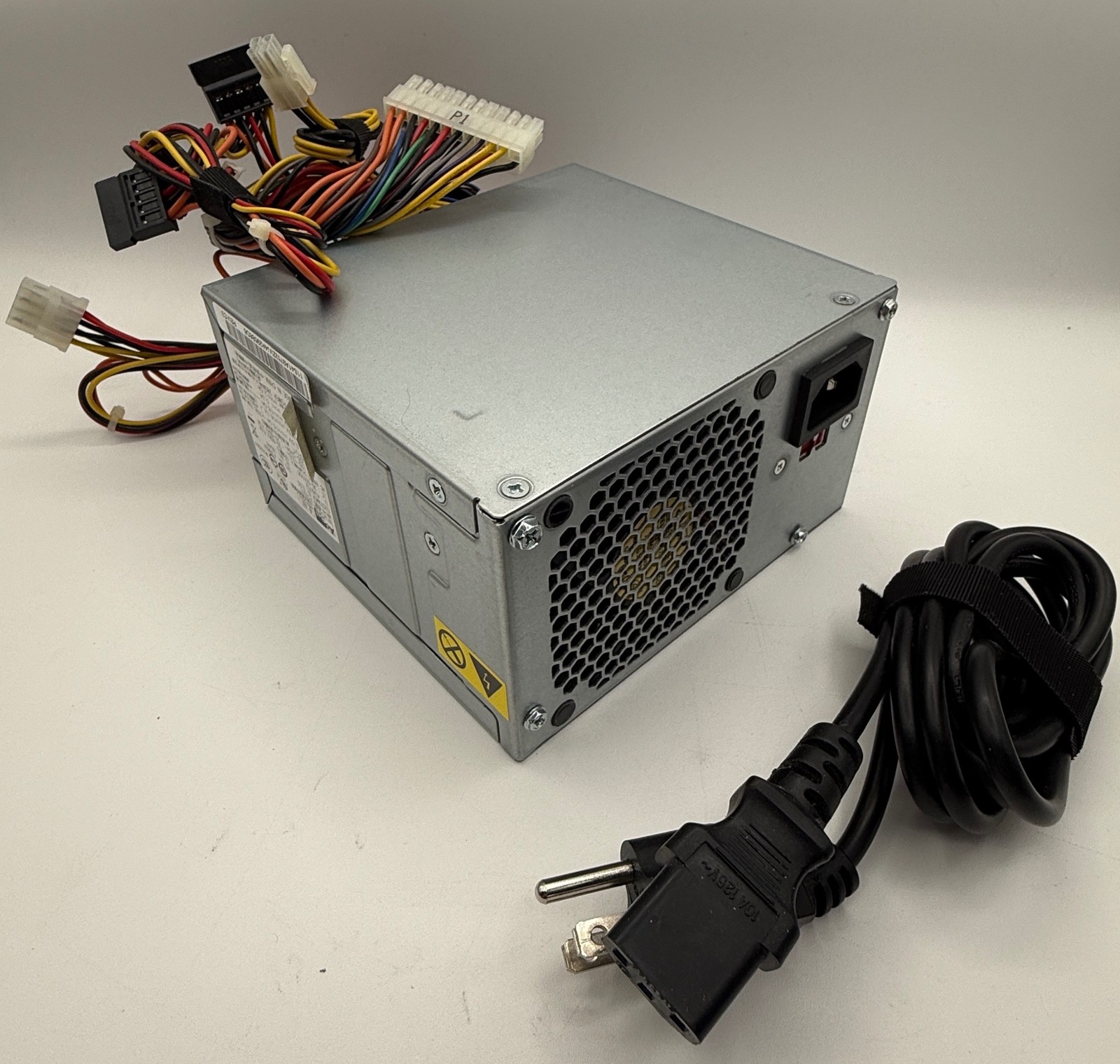 AcBel PC6001 Power Supply 280W ATX 20/24P Multiple SATA Molex 115V Switch Used