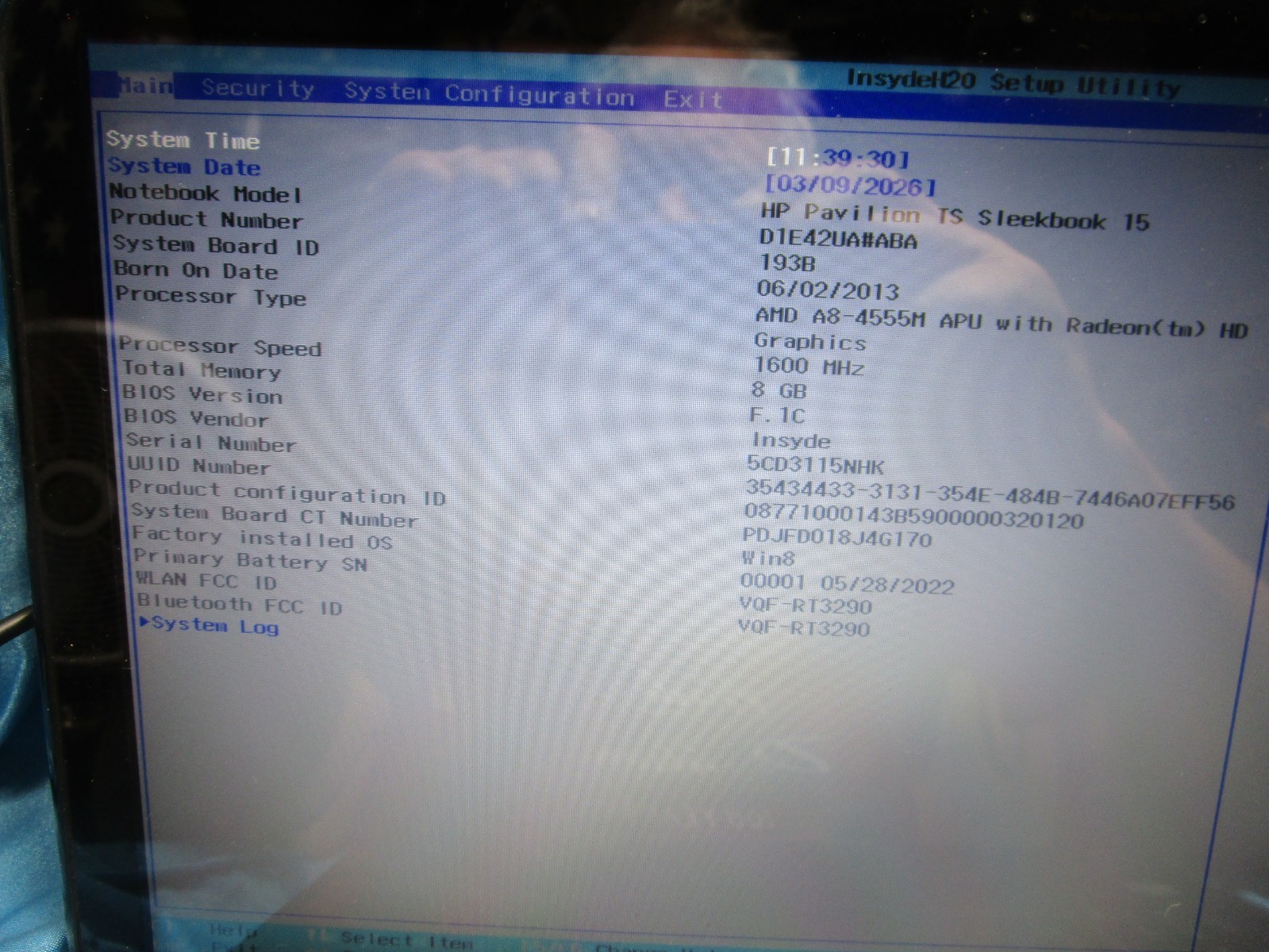 HP Pavilion 15-B153CL w/LCD Display Touch Screen 15.6″ LED 8GB RAM HD WIFI- READ