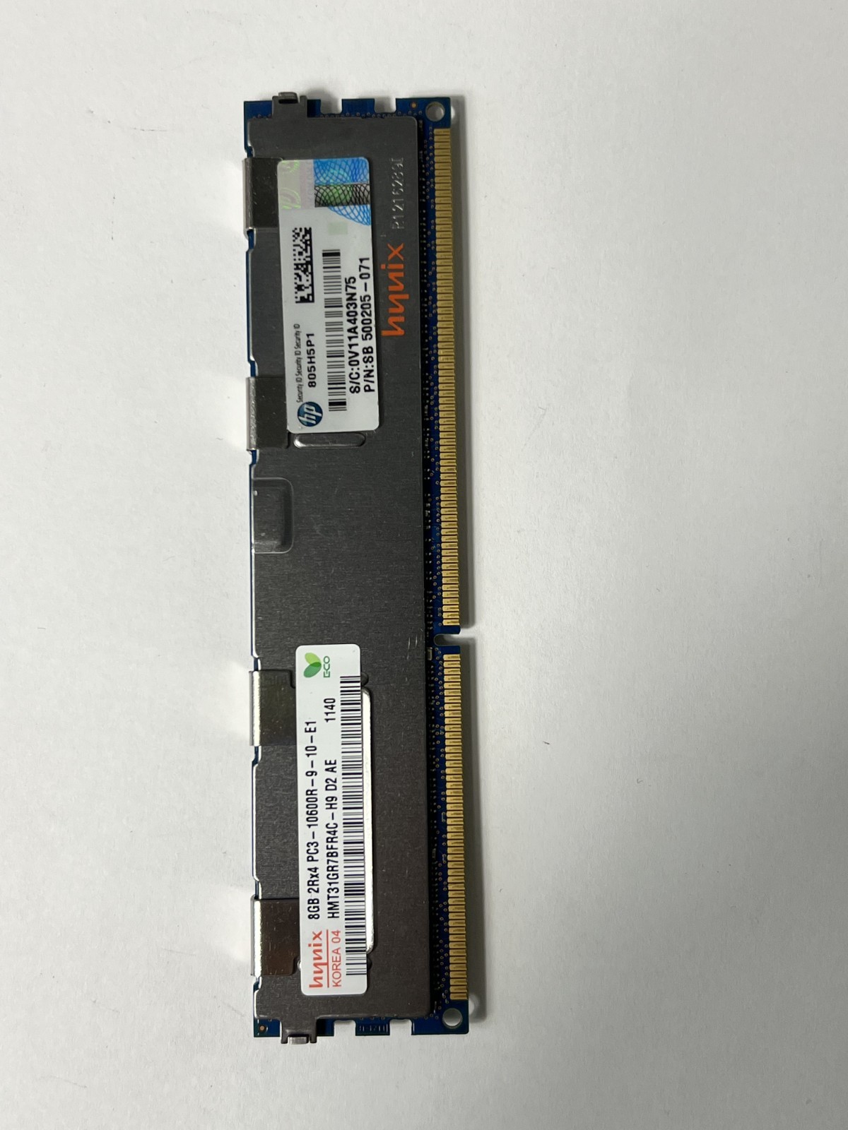 Hynix 8GB DDR3 PC3-10600R 1333MHZ ECC Memory RAM with Heatsink HMT31GR7BFR4C-H9