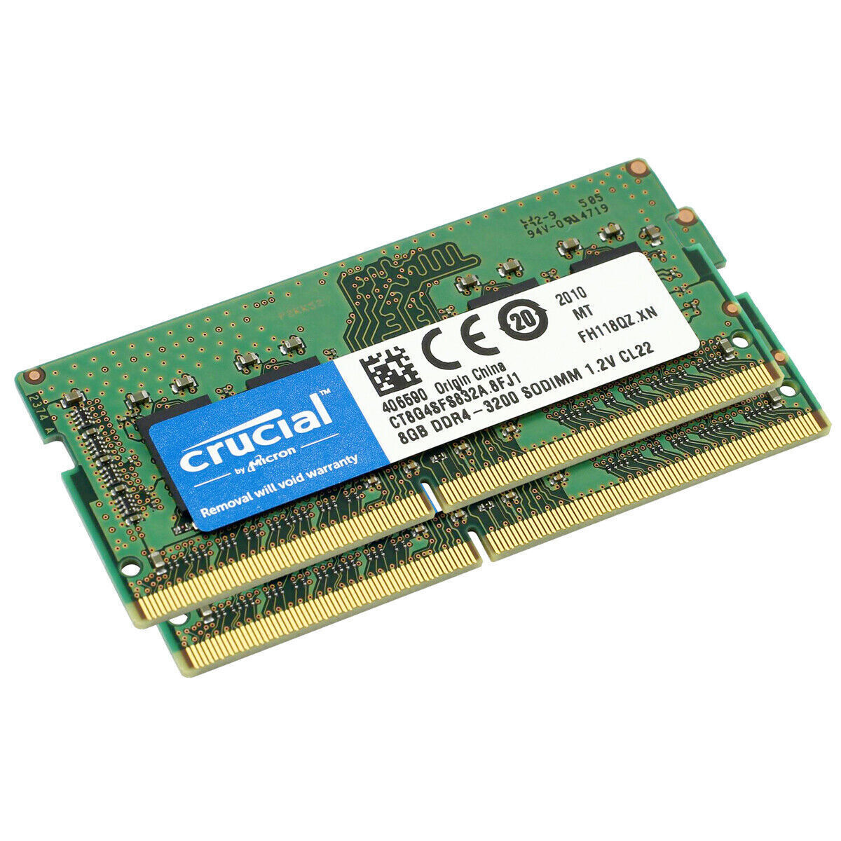 CRUCIAL 8GB DDR4 3200 MHz PC4-25600 Laptop SODIMM Non-ECC 260-Pin Memory RAM 8G