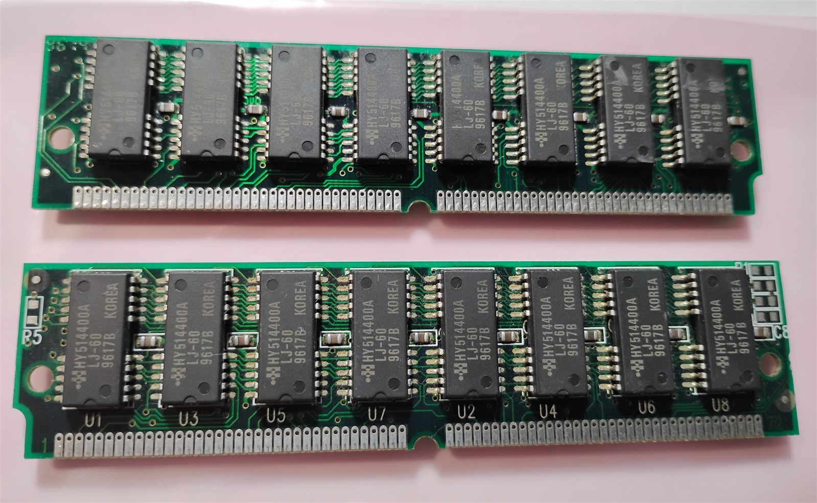 16MB 2x8MB 72-pin Simm FPM 60ns HYUNDAI 2Mx32 Non-Parity Ram Memory Kit 5.0 V
