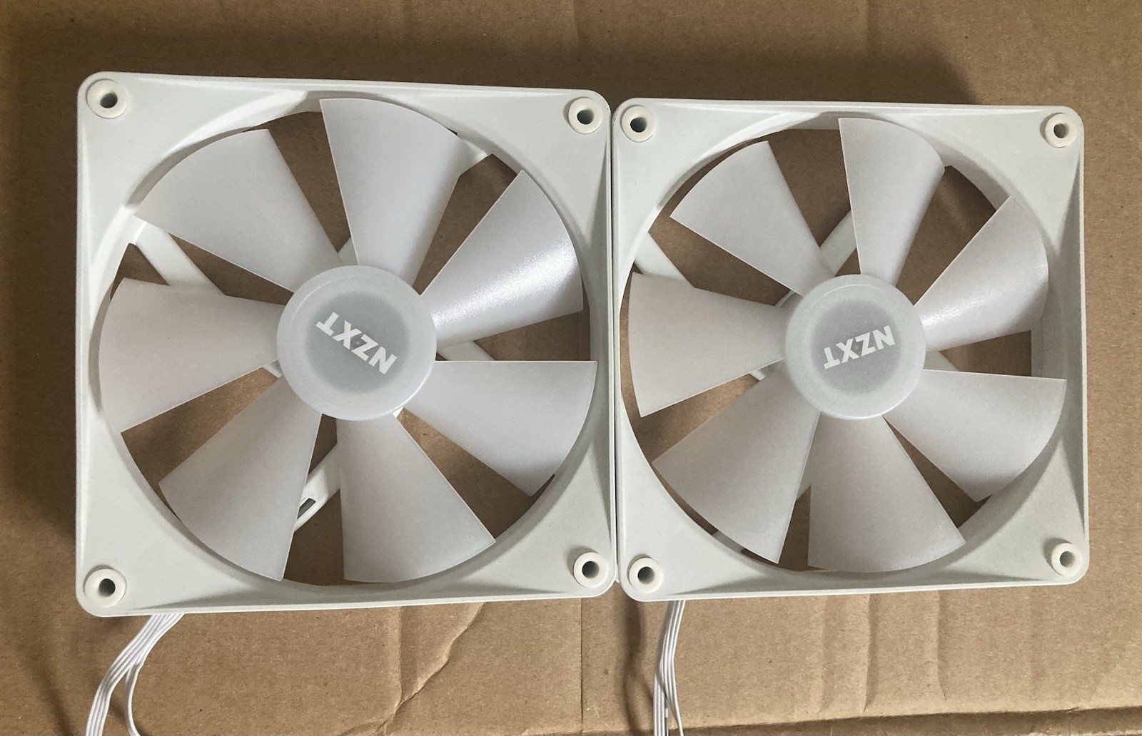 NZXT F140RGB Core 140mm Multicolor RGB Case Fan 4-Pin PWM 12V White