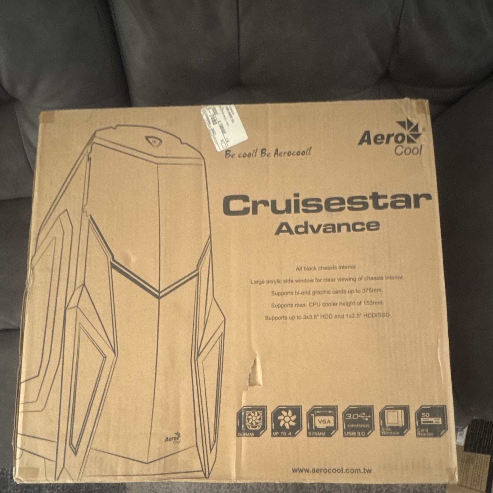 Aerocool Cruisestar Advance-ATX Mid Tower PC gaming case