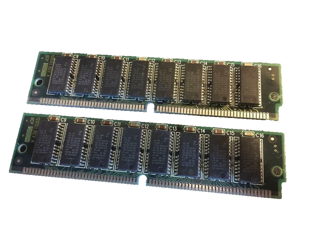 2x 32MB 72-pin 60ns FPM SIMM Non-Parity Memory 8×32 5V 64MB RAM Apple Macintosh