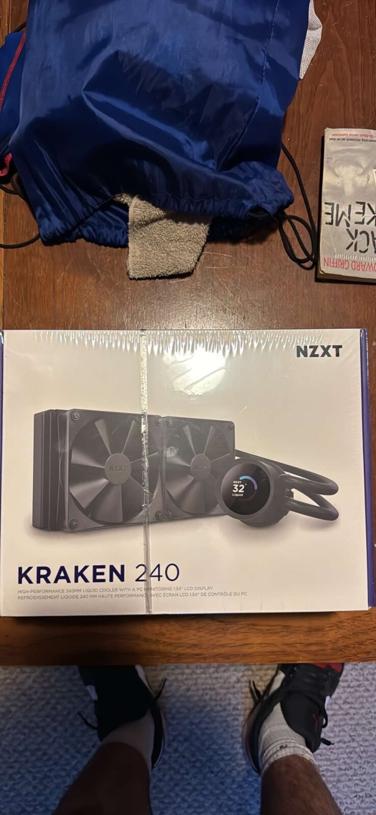 NZXT Kraken 240 2x120mm AiO Liquid CPU Cooler – Matte Black