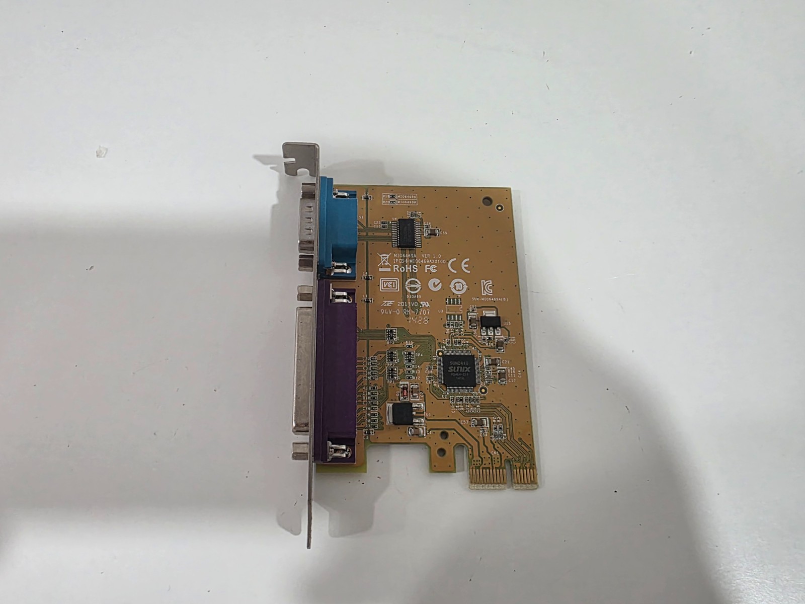 Dell PCI-e Expansion Card 05R3FC Serial RS-232 (DB9) Parallel LPT (DB25) Ports