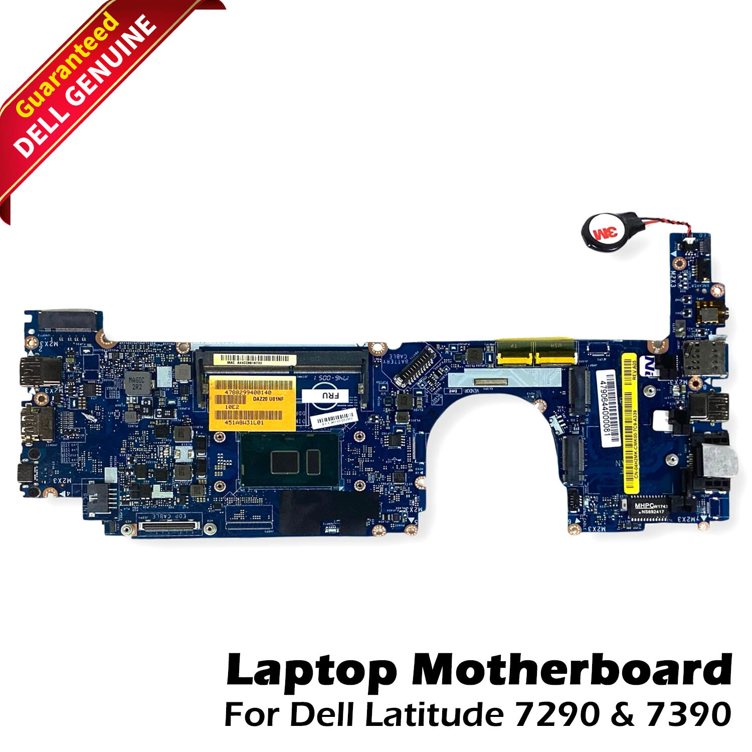 Genuine Dell Latitude 7290 Intel i3-7130U DDR4 2.70GHz DAZ20 Motherboard 4H2MK