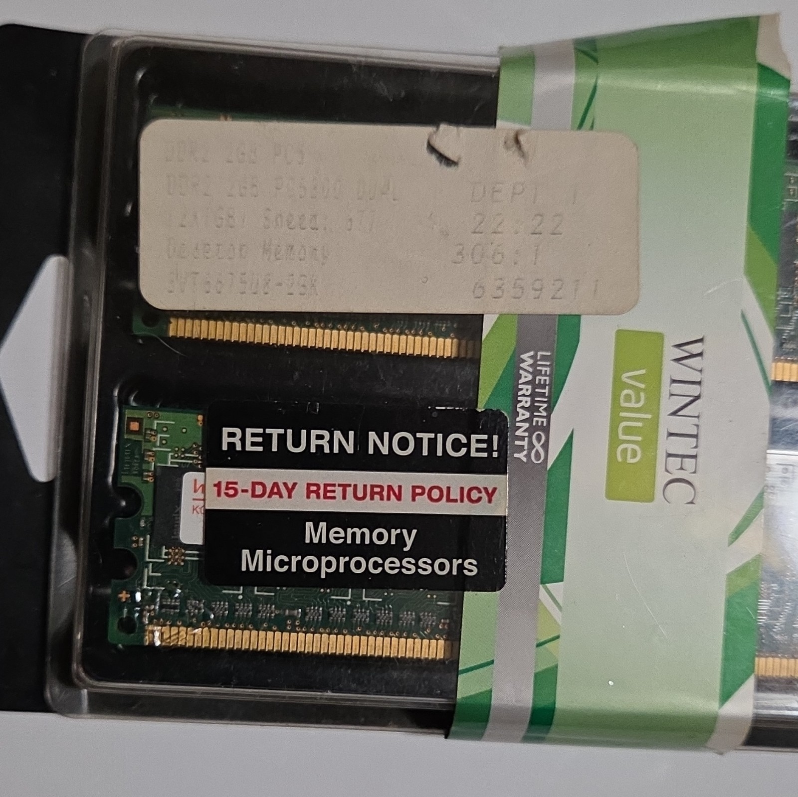 Wintec Value 4GB Kit (2x2GB) DDR2-667 PC2-5300 200-Pin SO-DIMM RAM