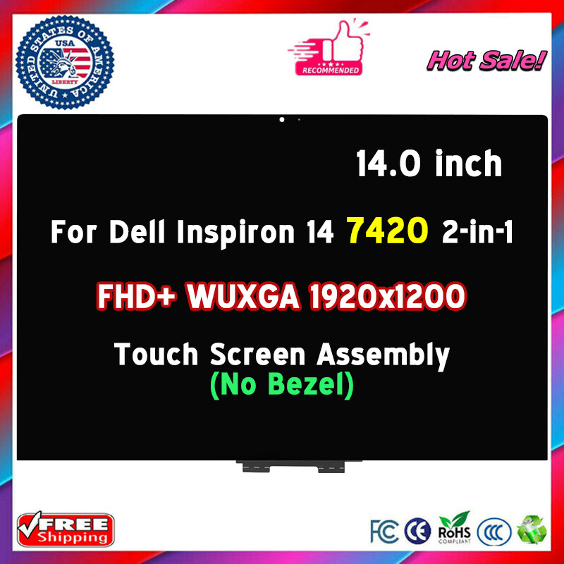 IPS LCD Touch Screen Digitizer for Dell Inspiron 14 7420 2-in-1 P161G P161G001