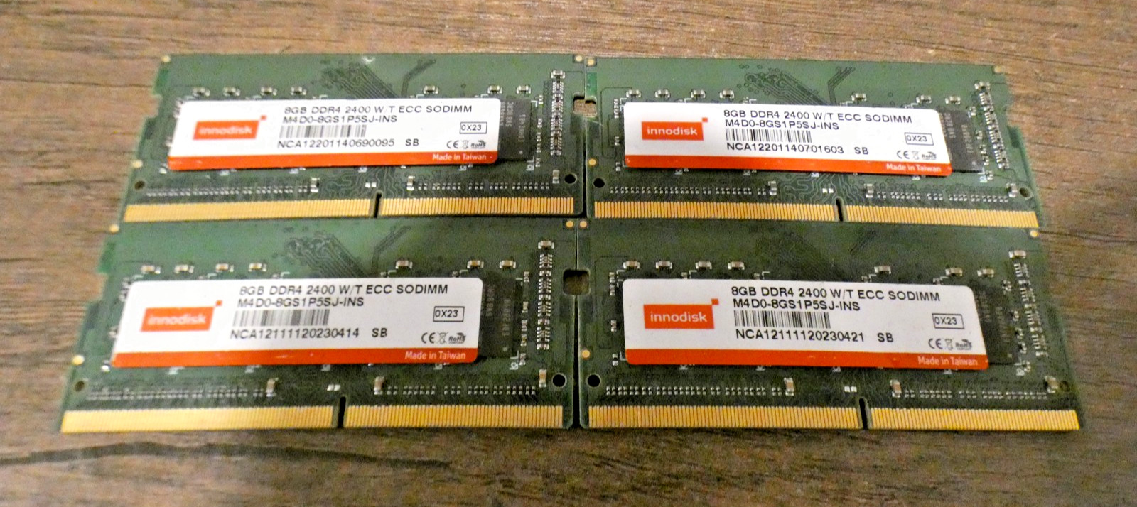 32GB 4-8GB INNODISK DDR4 2400 ECC Sodimm Laptop RAM M4D0-8GS1P5SJ-INS