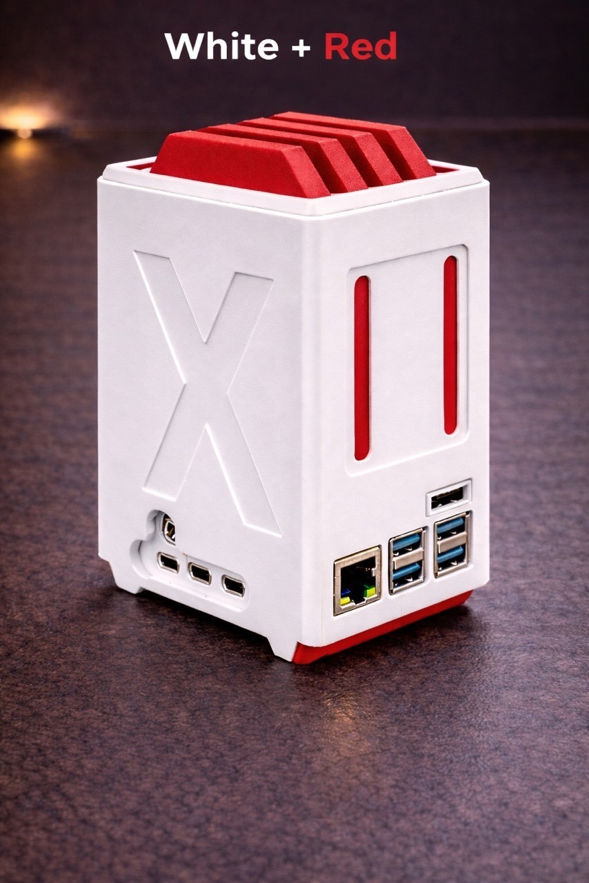 Raspberry pie 5 NAS enclosure case X