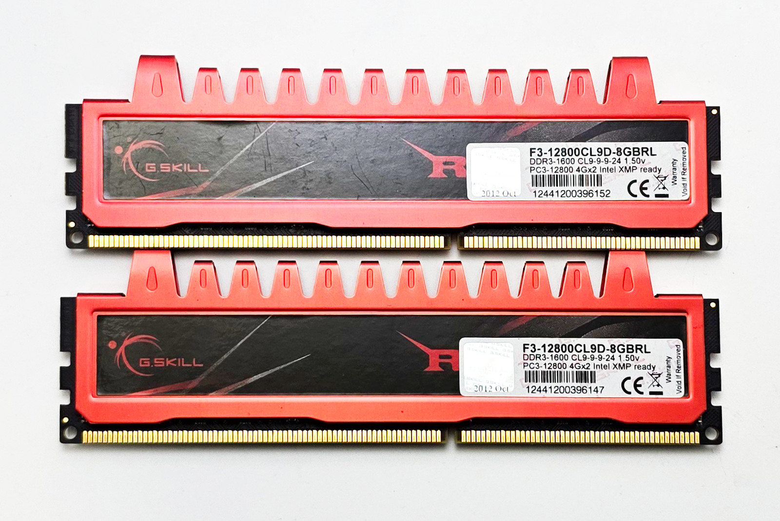 G. Skill Ripjaws DDR3-1600 F3-12800CL9D-8GBRL RAM 8GB (2X4GB) Intel XMP ready