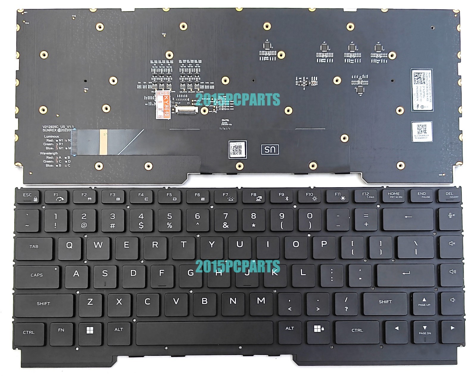 New for DELL Alienware M16 R1 M16 R2 Keyboard RGB Backlit US 08TDGJ