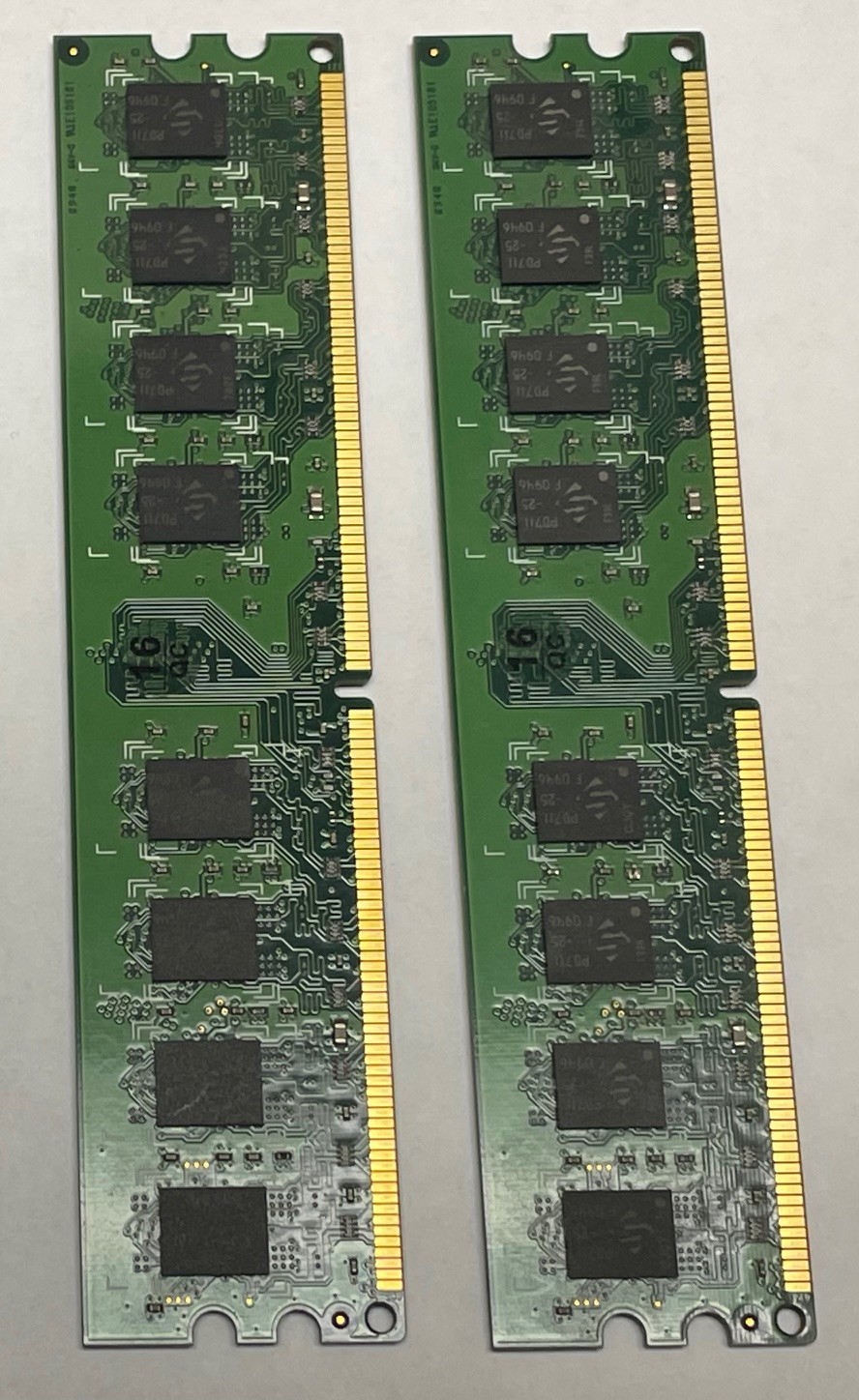 (2) – Super Talent T800UB2GV – 2GB DIMM PC6400 DDR2 800 MHz Desktop Memory RAM