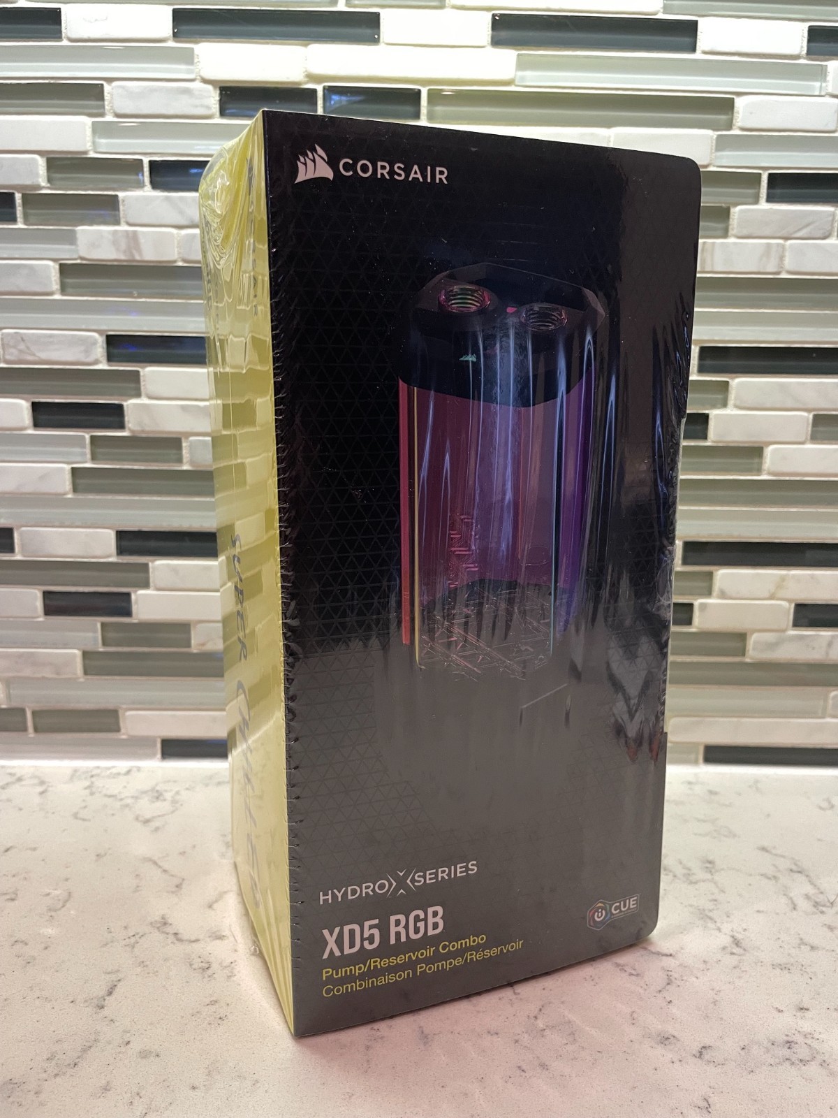 Corsair Hydro X Series XD5 RGB Pump/Reservoir Combo Black Multicolor, New In Box