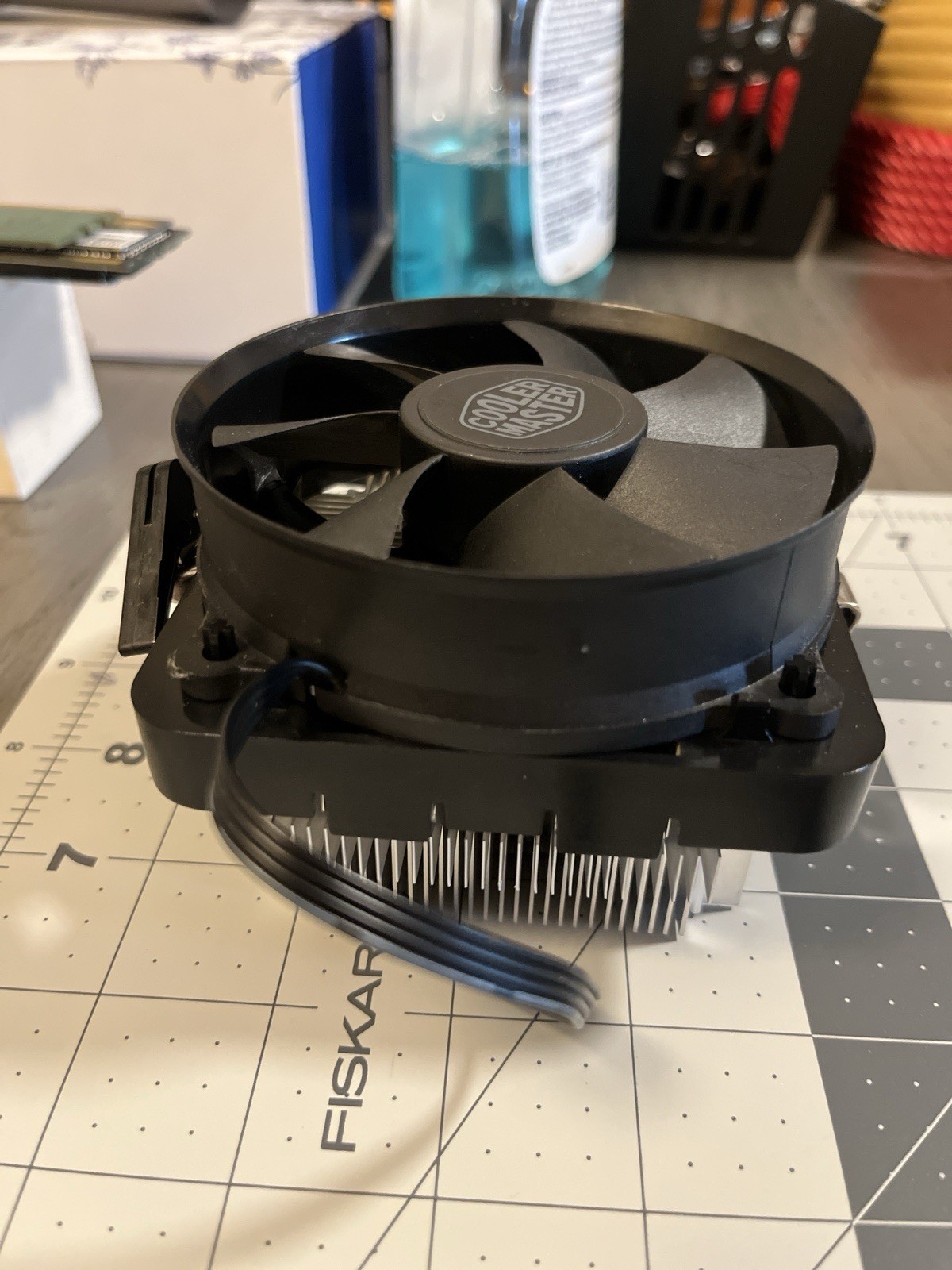 Cooler Master CPU Fan with Heatsink 4-Pin Aluminum/Plastic Black Silver
