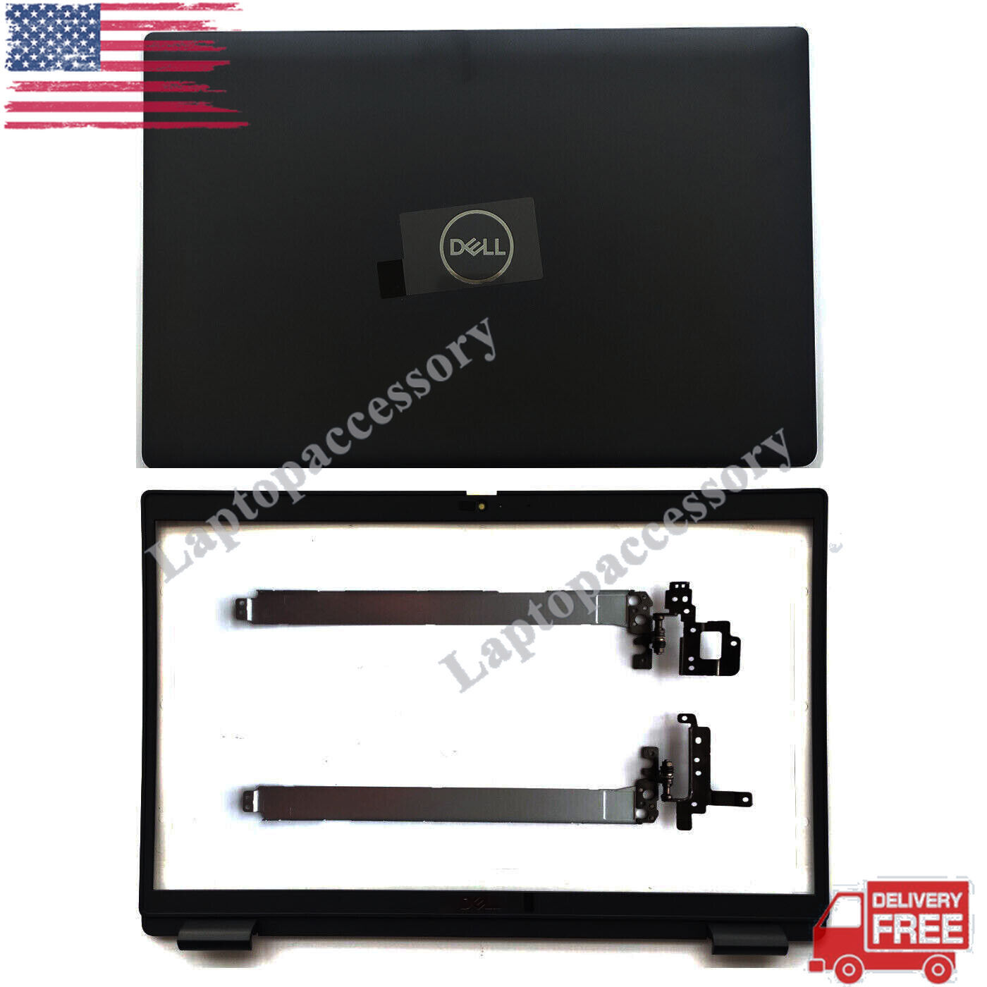 Back Cover + Bezel + Hinges 017XCF 0WXN5F 04Y37V For Dell Latitude 15 3520 E3520