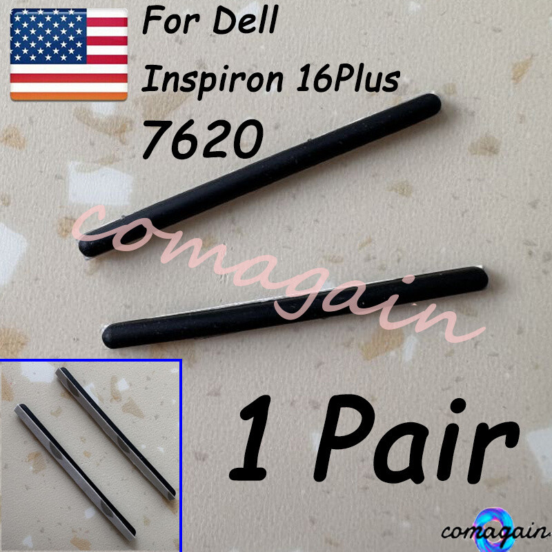 2x Black Bottom Cover Lower Case Rubber Feet Fit For Dell Inspiron 16 Plus 7620