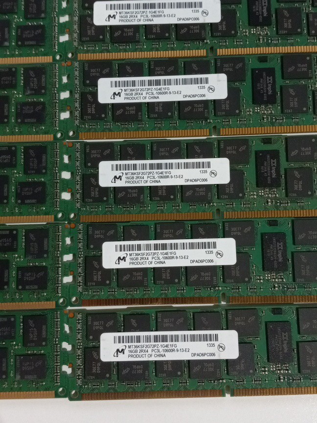 Lot of 17 16GB Server Ram Mixed Major Brands 16GB PC3L DDR3L