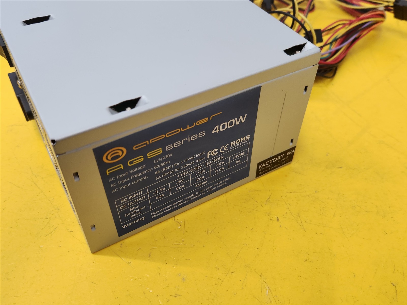 ⭐️⭐️⭐️⭐️⭐️ Desktop PC Power Supply Apower AGS Series 400 W