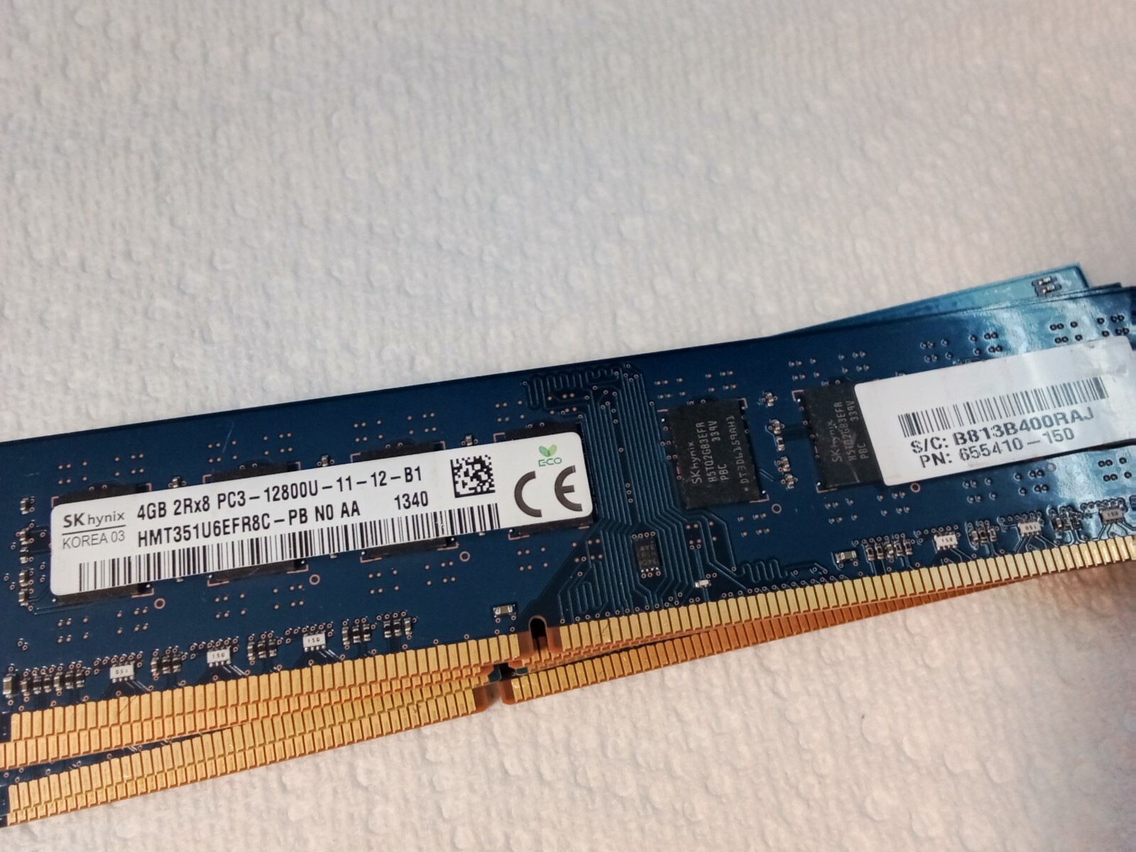 16GB Hynix HMT351U6EFR8C-PB 4GB PC3-12800U Desktop Memory