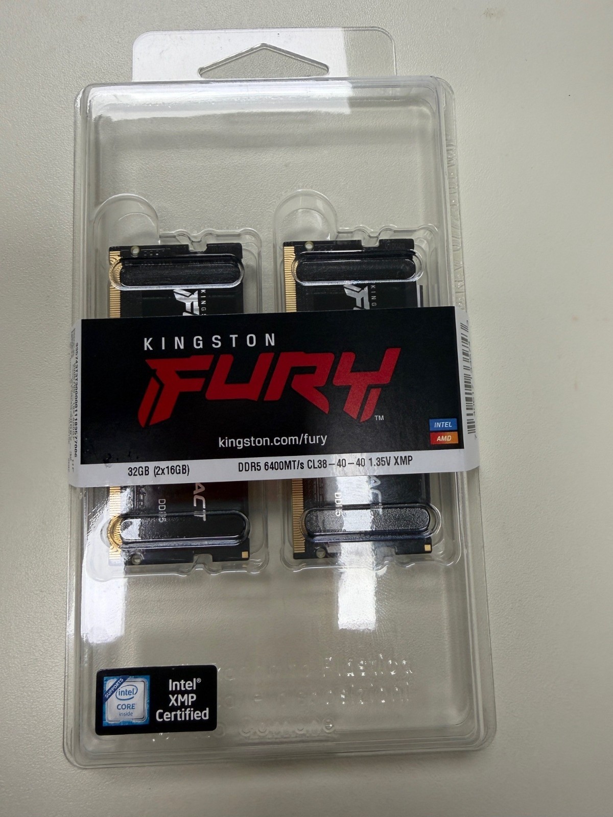 Kingston FURY Impact 32GB (2 x 16GB) 262-Pin DDR5 SO-DIMM DDR5 6400 (PC5 51200)