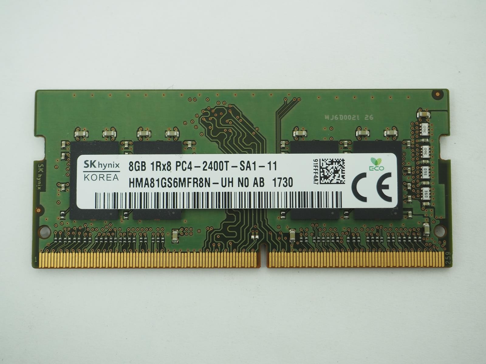 SK HYNIX 8GB PC4-2400T Laptop Ram / SO-DIMM Memory – HMA81GS6MFR8N – UH N0 AB