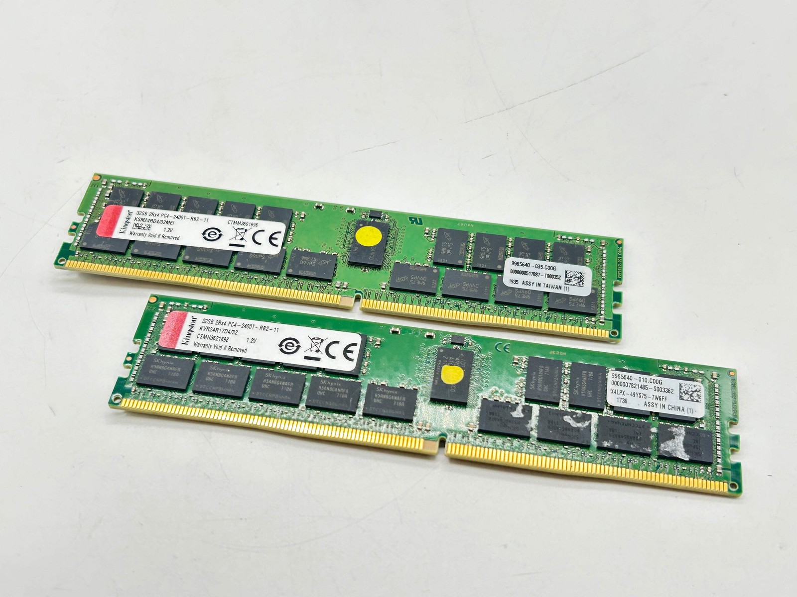 Kingston 64GB (2×32GB) 2Rx4 PC4-2400T-RB2-11 ECC RDIMM Server Memory