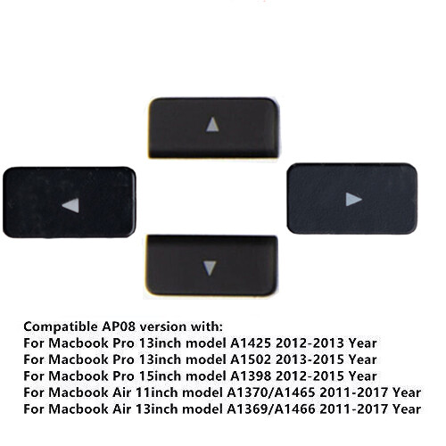 AP08 Arrow Key Cap Hinge For Macbook Air 13″ A1369 A1370 A1425 A1502 A1398 A1466