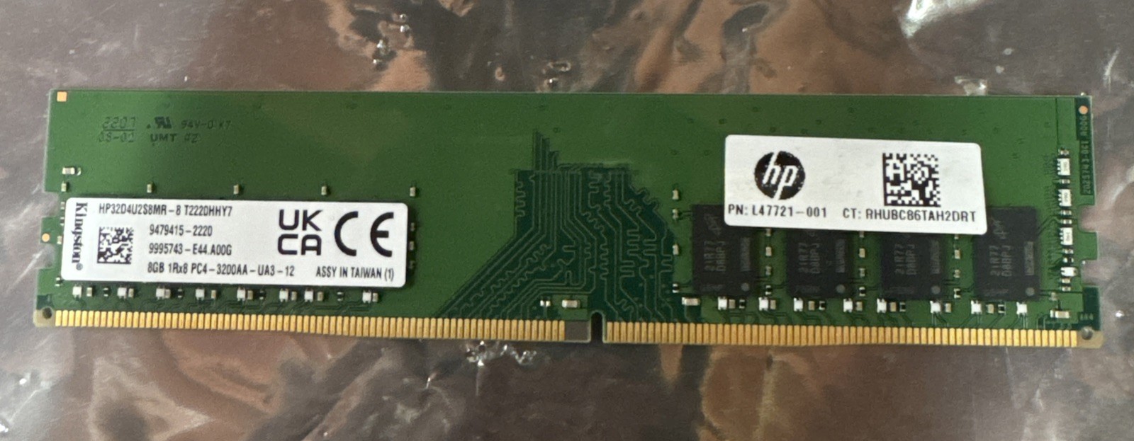 Kingston 8GB DDR4 DIMM PC4-3200AA 288-Pin Unbuffered RAM HP32D4U2S8MR-8