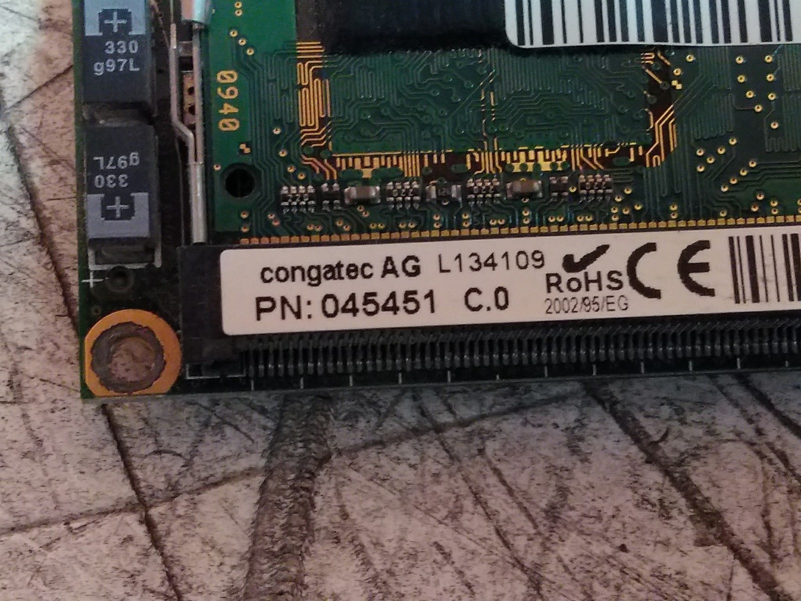 Congatec AG L134109 045451 Industrial Motherboard 500MHz CPU 256MB RAM