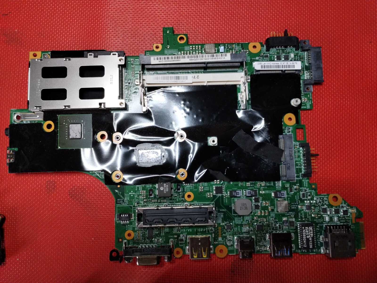 Lenovo ThinkPad T430s Motherboard 55.4QZ01.081 +Intel i5-3320M CPU +NVIDIA dGPU