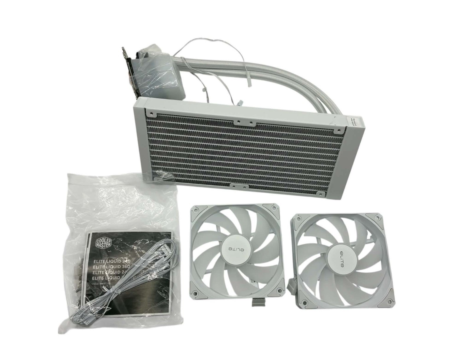Elite Liquid 240 CPU AIO Cooler – 240mm Radiator, 2X ARGB PWM Fans, Dual-Cham…