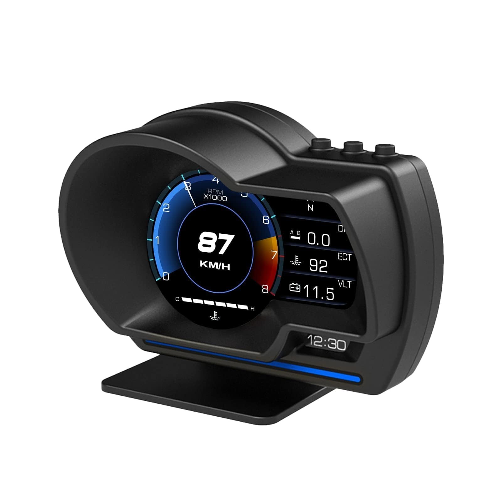 OBD2 Gauge Display, Heads Up Display for Cars, Digital Speedometer for Car wi…