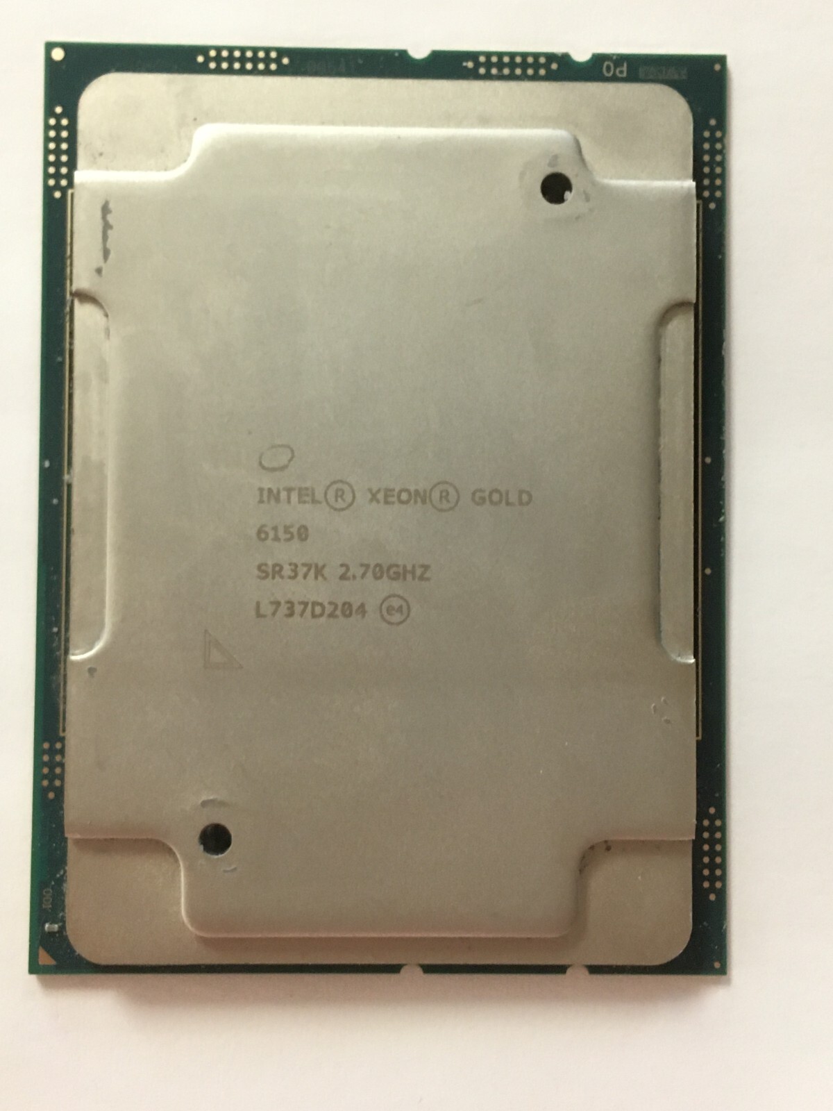 Intel Xeon GOLD 6150 / SR37K 2.70GHz 24.75MB 18-Core CPU LGA3647