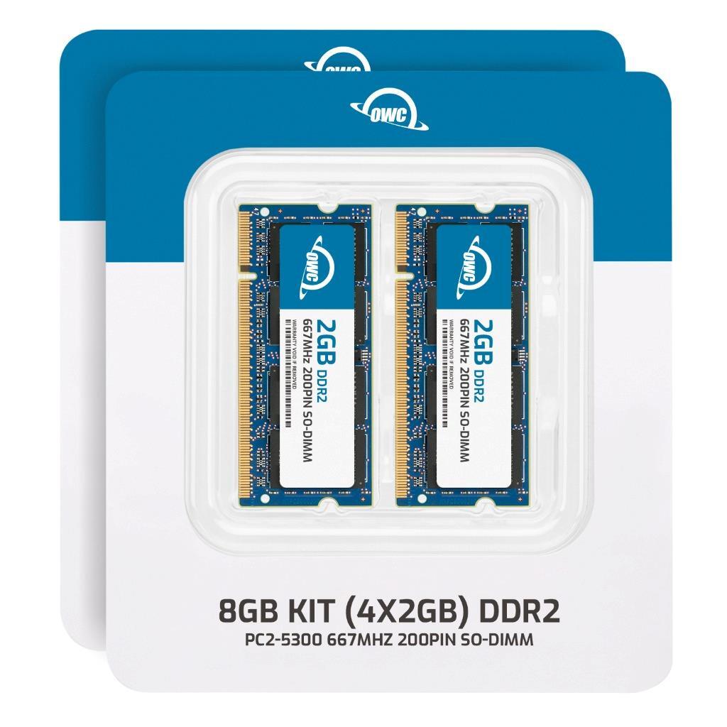 OWC 8GB (4x2GB) DDR2 667MHz 2Rx8 Non-ECC SODIMM 200-pin Memory RAM
