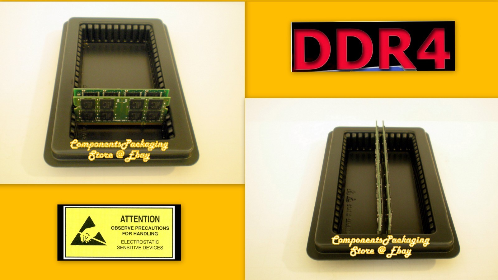Short DIMM DDR4 Memory Tray Case for Laptop Modules – Lot of 5 10 20 45