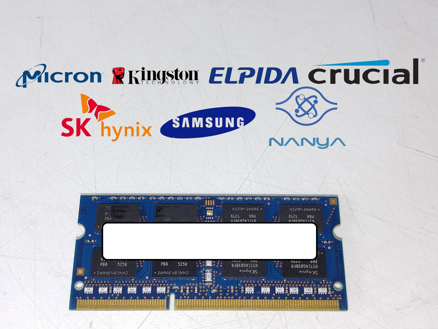 Major Brand 8 GB PC3L-12800 (DDR3-1600) 2Rx8 DDR3L Laptop Memory RAM