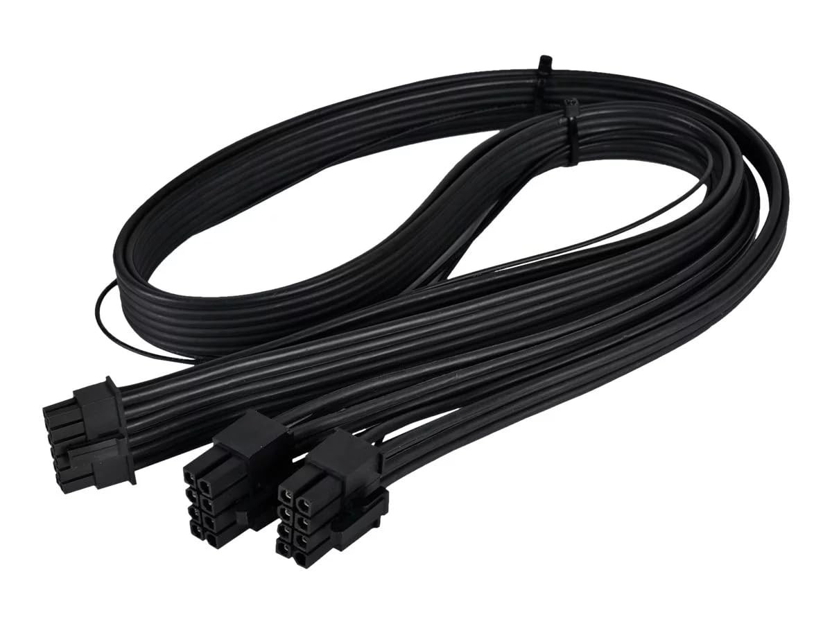 23.5in 12VHPWR 2X 8 Pin To 16 Pin Type 5 Power Cable For Cooler Master PSU